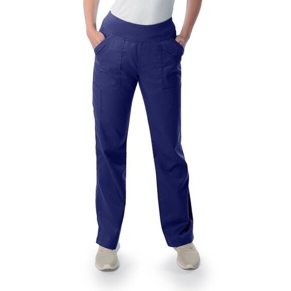 Landau ProFlex Tailored Fit Comfort Stretch 4-Pocket Scrub Pants LARGE Navy - Picture 5 of 5